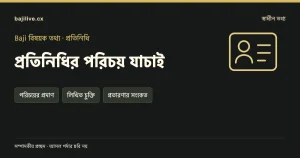 প্রতিনিধির পরিচয় যাচাই বিষয়ক সম্পাদকীয় প্রচ্ছদ: পরিচয়ের প্রমাণ, লিখিত চুক্তি, প্রতারণার সংকেত।
